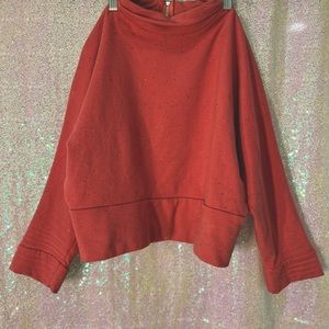 Freddies of Pinewood pink 1950’s-style beatnik 3/4 sleeve top.